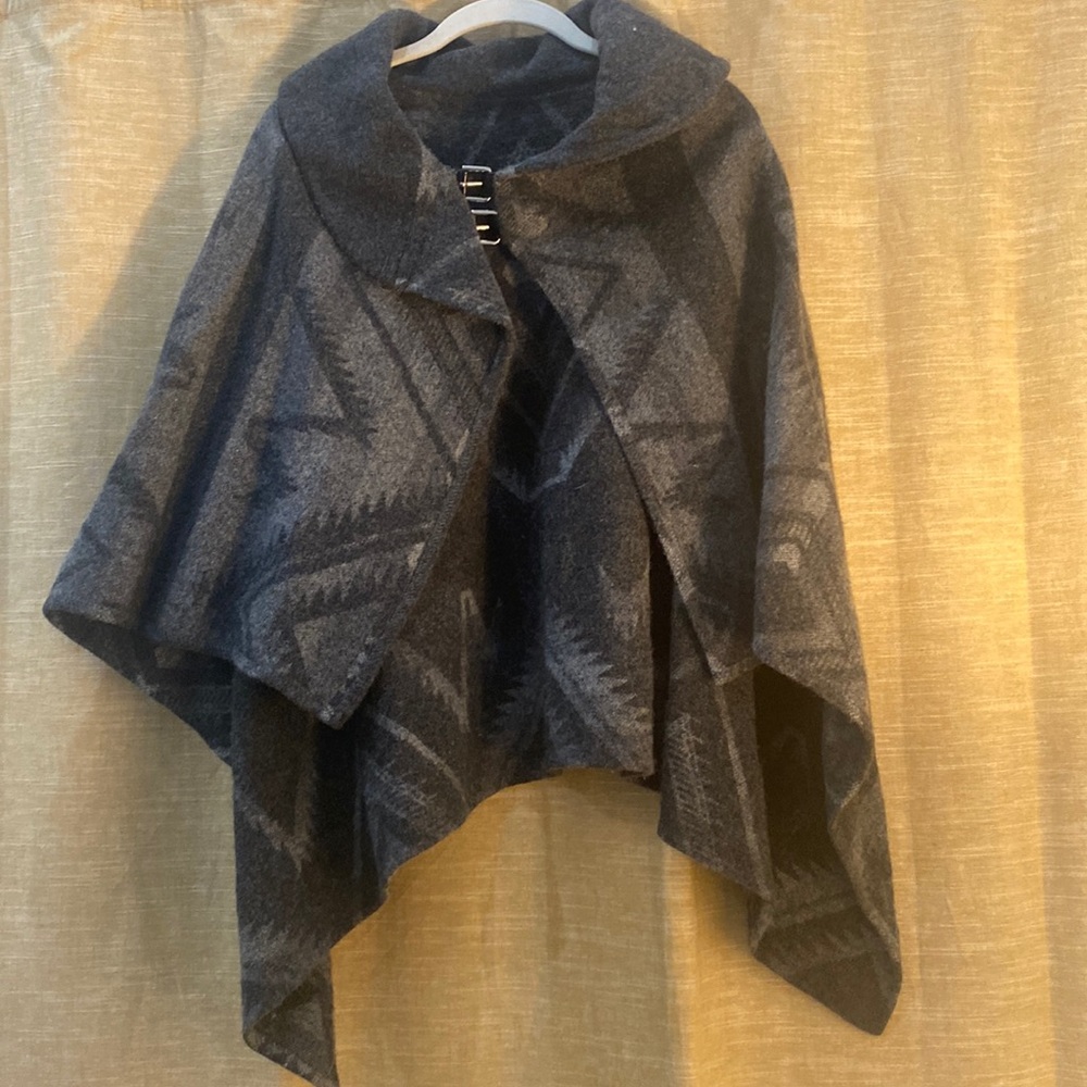 Black/gray cape- no size attached, large and under